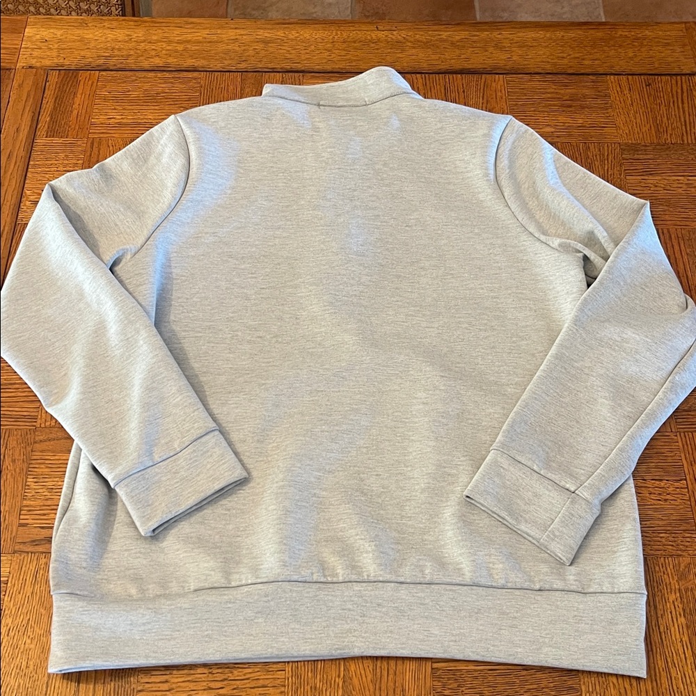 Laila Jayde Light Gray 1/4 Zip-Up pullover LP - Picture 5 of 5